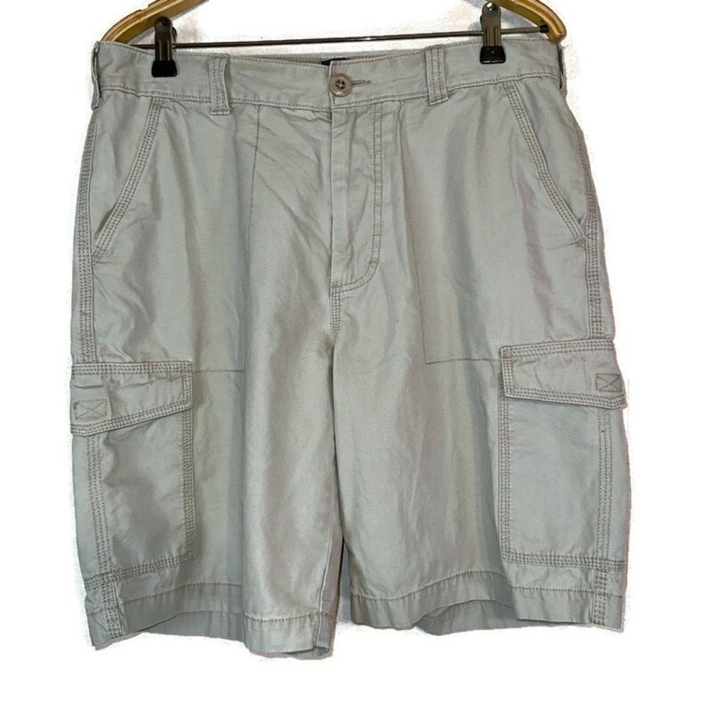 RedHead Men's Shorts Beige 34‎ Cotton Cargo 6-Pockets Hiking Khaki Outdoor